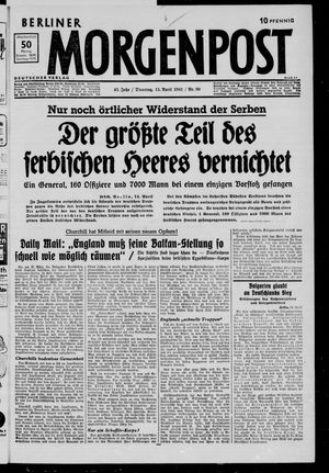 Berliner Morgenpost vom 15.04.1941