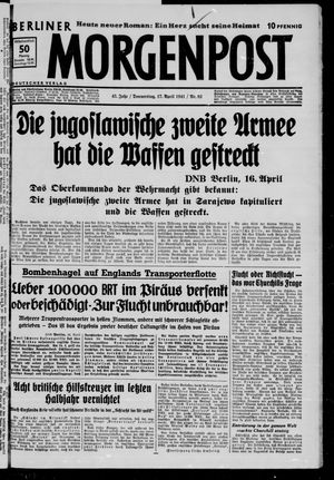 Berliner Morgenpost vom 17.04.1941