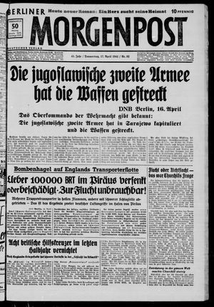 Berliner Morgenpost vom 17.04.1941