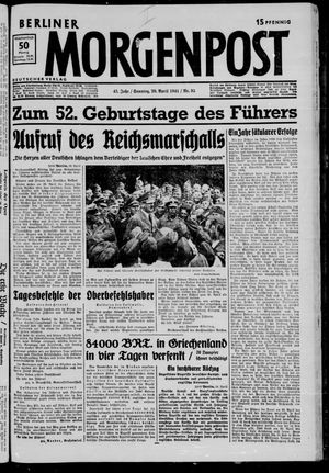 Berliner Morgenpost vom 20.04.1941