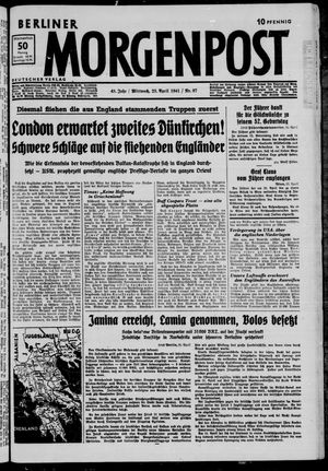 Berliner Morgenpost vom 23.04.1941