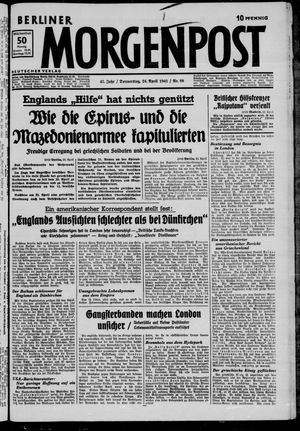 Berliner Morgenpost vom 24.04.1941