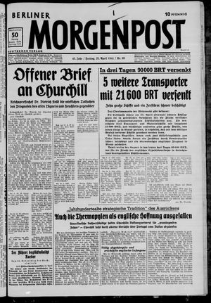 Berliner Morgenpost vom 25.04.1941