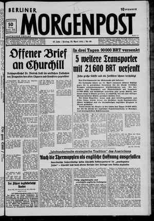 Berliner Morgenpost vom 25.04.1941