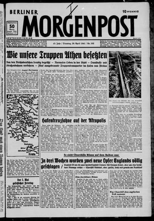 Berliner Morgenpost vom 29.04.1941