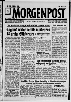 Berliner Morgenpost vom 16.05.1941