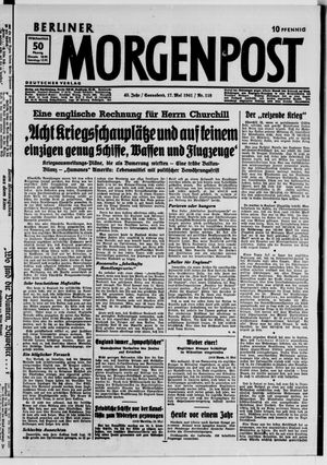 Berliner Morgenpost vom 17.05.1941