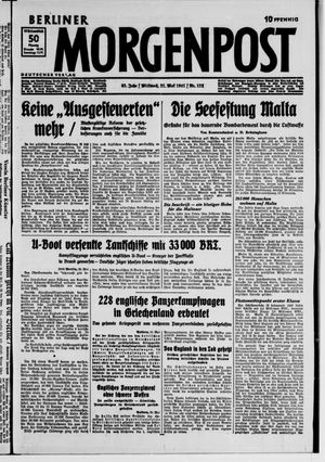 Berliner Morgenpost vom 21.05.1941