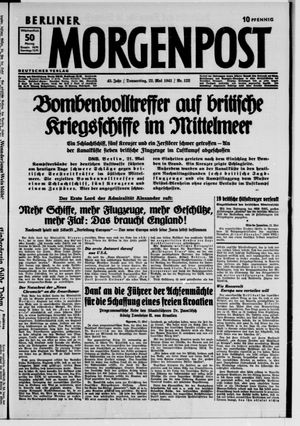 Berliner Morgenpost vom 22.05.1941
