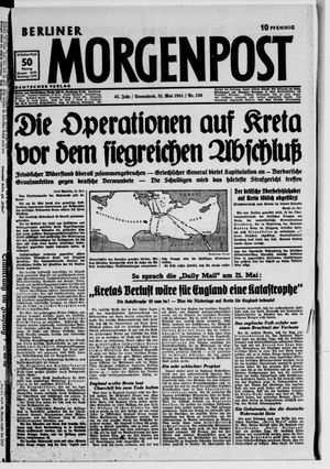 Berliner Morgenpost vom 31.05.1941