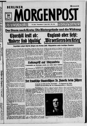 Berliner Morgenpost vom 07.06.1941