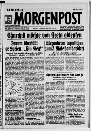 Berliner Morgenpost vom 10.06.1941