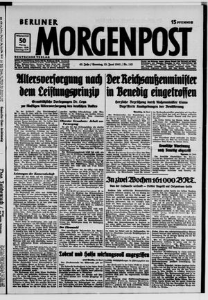 Berliner Morgenpost vom 15.06.1941