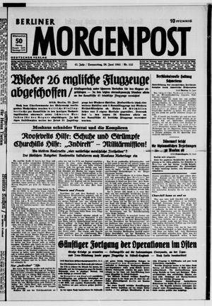 Berliner Morgenpost vom 26.06.1941