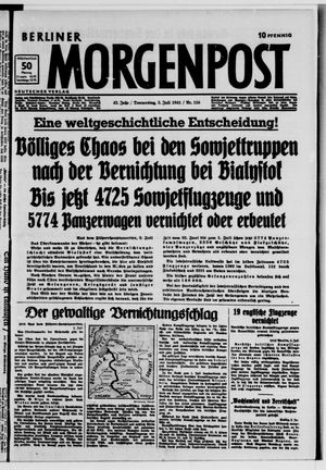 Berliner Morgenpost vom 03.07.1941