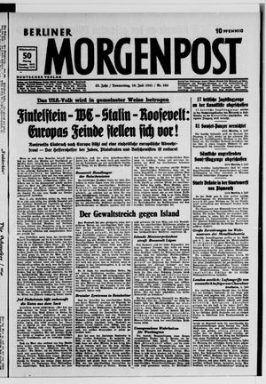Berliner Morgenpost vom 10.07.1941