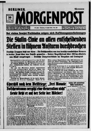 Berliner Morgenpost vom 13.07.1941