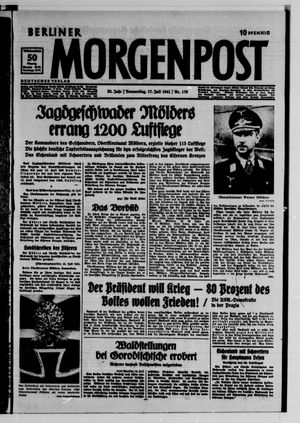 Berliner Morgenpost vom 17.07.1941