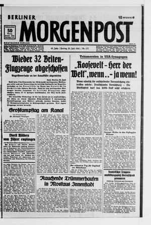 Berliner Morgenpost vom 25.07.1941