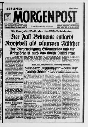 Berliner Morgenpost vom 29.07.1941
