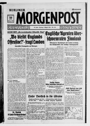 Berliner Morgenpost vom 01.08.1941