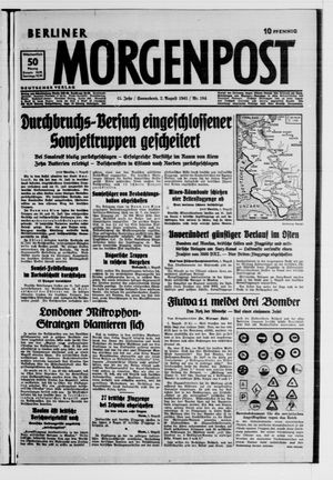 Berliner Morgenpost vom 02.08.1941