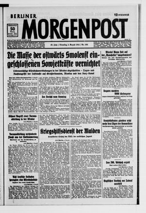 Berliner Morgenpost vom 05.08.1941