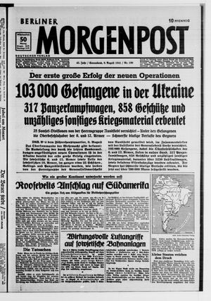 Berliner Morgenpost vom 09.08.1941