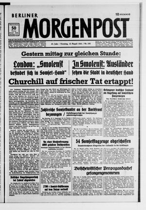Berliner Morgenpost vom 12.08.1941