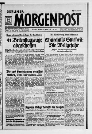Berliner Morgenpost vom 13.08.1941