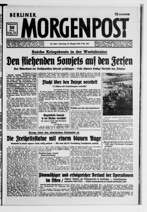 Berliner Morgenpost vom 17.08.1941