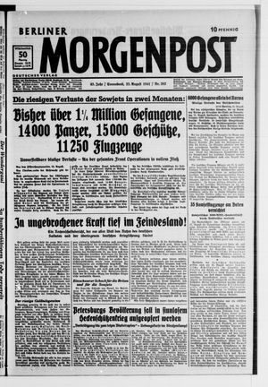 Berliner Morgenpost vom 23.08.1941