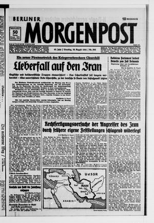 Berliner Morgenpost vom 26.08.1941