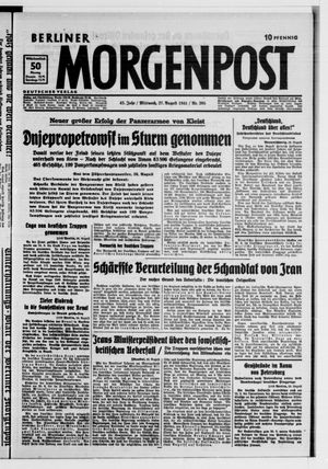 Berliner Morgenpost vom 27.08.1941