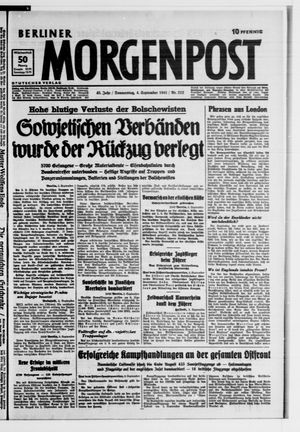 Berliner Morgenpost vom 04.09.1941