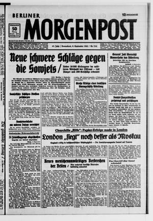 Berliner Morgenpost vom 06.09.1941