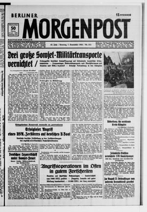 Berliner Morgenpost vom 07.09.1941