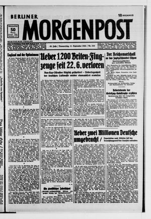 Berliner Morgenpost vom 11.09.1941