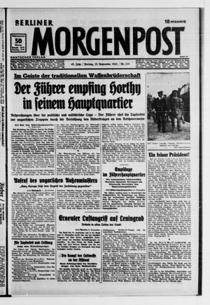 Berliner Morgenpost vom 12.09.1941