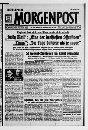 Berliner Morgenpost vom 24.09.1941
