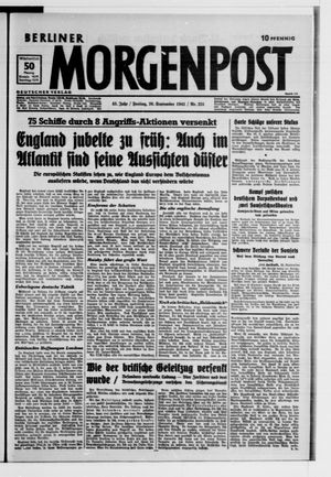 Berliner Morgenpost vom 26.09.1941