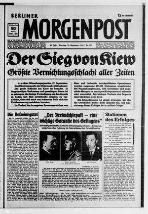 Berliner Morgenpost vom 28.09.1941