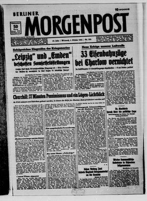 Berliner Morgenpost vom 01.10.1941