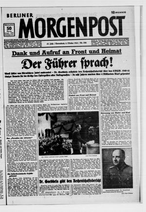 Berliner Morgenpost vom 04.10.1941