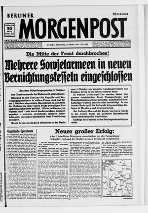 Berliner Morgenpost vom 09.10.1941