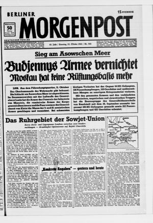 Berliner Morgenpost vom 12.10.1941