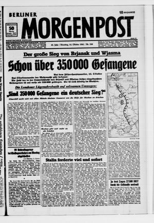 Berliner Morgenpost vom 14.10.1941