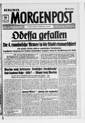 Berliner Morgenpost vom 17.10.1941