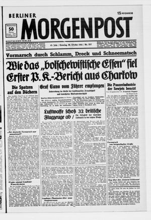 Berliner Morgenpost vom 26.10.1941