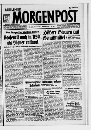 Berliner Morgenpost vom 01.11.1941